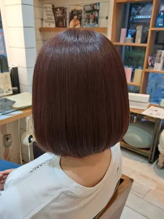 ショート カラー MIYU/透明感 渋谷/ベージュカラーのヘアスタイル