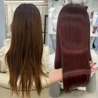 ロング カラー 髪質改善矯正/カラー /吉祥寺 mariのヘアスタイル