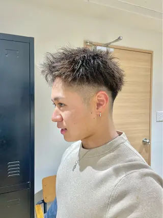パーマ メンズ エビスザキレン/メン ズ/心斎橋🌳のヘアスタイル