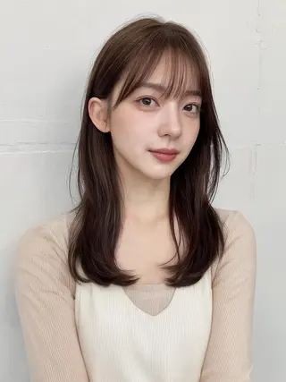 セミロング [siie] カキのヘアスタイル