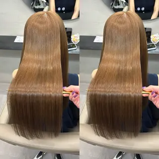 ロング 今話題の艶髪矯正 美艶カラー/FUKAのヘアスタイル