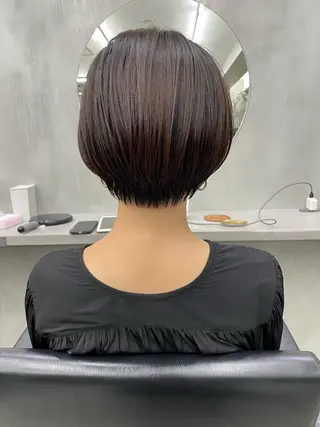ショート 👑ボブはお任せ ミヤノ👑のヘアスタイル