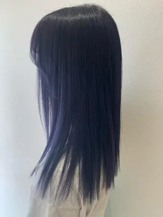 セミロング カラー hubhair レイヤー/透明感のヘアスタイル