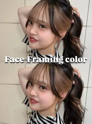 ロング カラー 🤎韓国ヘア ベージュ まゆか🤎のヘアスタイル