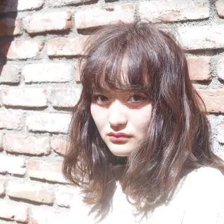 セミロング ロング カラー たまプラーザ駅 YAMATOのヘアスタイル