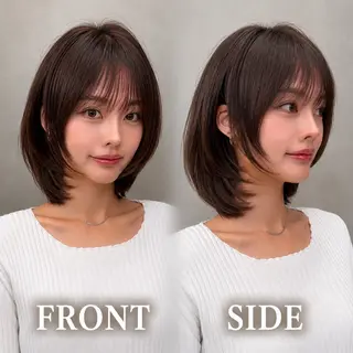 ミディアム カラー 🩷小川大輔🩷 ボブ/インナーカラーのヘアスタイル