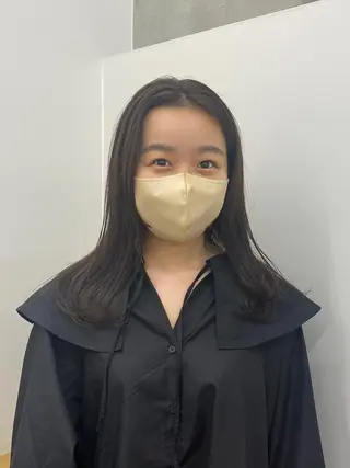 セミロング 韓国好き🇰🇷 美容師MIKUのヘアスタイル