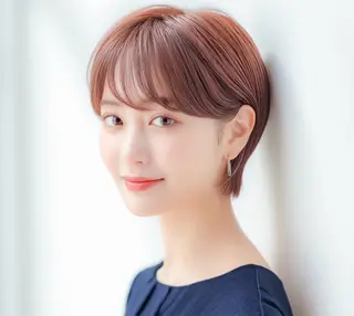 ショート カラー 似合わせバランス得意 青野さくらのヘアスタイル