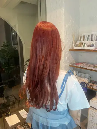 ロング カラー ヘアアレンジ rin : modaのヘアスタイル