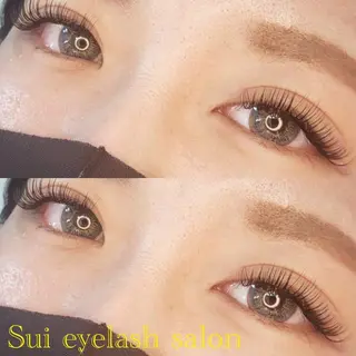 マツエク・マツパ Sui eyelashのマツエク・マツパデザイン