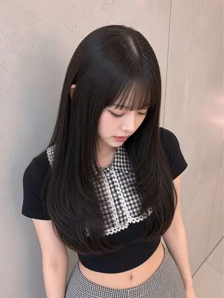 ロング カラー 成城美容室 YOSHIMURAのヘアスタイル