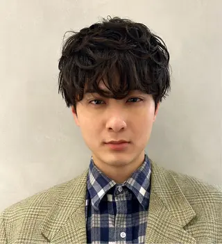 パーマ メンズ メンズ清潔感のプロ 💈メンズパーマ藤田のヘアスタイル