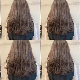 セミロング カラー 透明感カラー✂︎ /縮毛矯正/YUKAのヘアスタイル