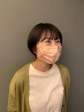 ショート ムナカタ アカリのヘアスタイル