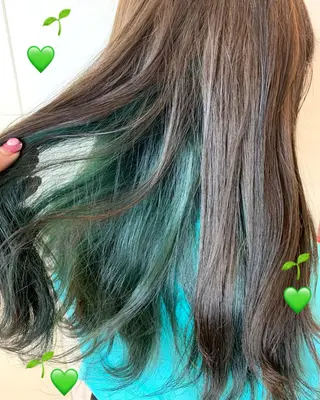 セミロング カラー 新宿駅近♡個室 ♡関口三都季🌜のヘアスタイル