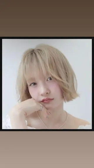 ショート 透明感ダブルカラー/ 似合わせボブ👑涼介のヘアスタイル