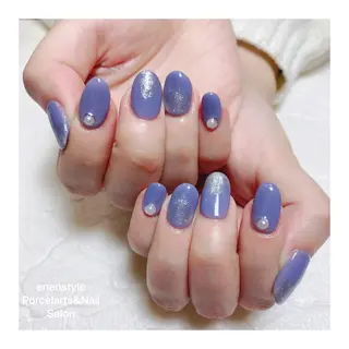 ミディアム ネイル 🐾enen style 🐾のネイルデザイン