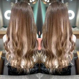 カラー メンズ セミロング キッズ 韓国ヘアならお任せ♡ 馴染ませ達人👸yuのヘアスタイル
