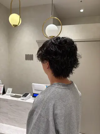 パーマ メンズ レディース募集中🎀 陸 愛夏のヘアスタイル