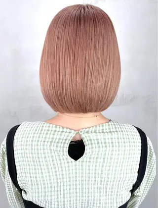 ショート カラー ケアブリーチ 黒瀬有汰のヘアスタイル