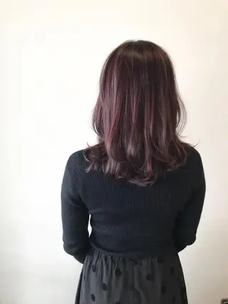 ミディアム カラー mayo 🐄🌈のヘアスタイル