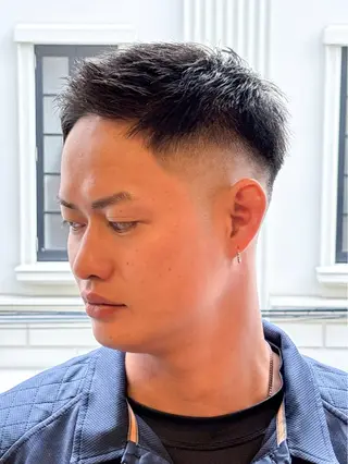 ショート メンズ 三宮メンズカット ヨシイッキのヘアスタイル