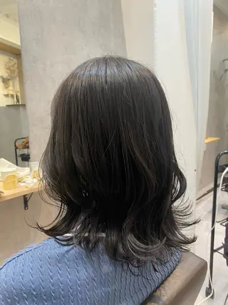 ミディアム カラー 似合う髪型見つけます AYAKAのヘアスタイル