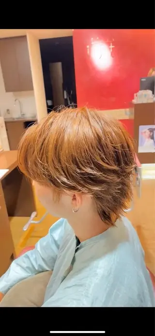 カラー メンズ Lenahc かめのヘアスタイル