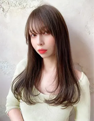 セミロング カラー パーマ ヘアアレンジ ネイル マツエク・マツパ 名古屋で1番ボブが上 手い美容師/杉原碧仁のヘアスタイル