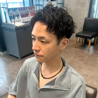 パーマ メンズ yui 🎀 Men's 特化のヘアスタイル