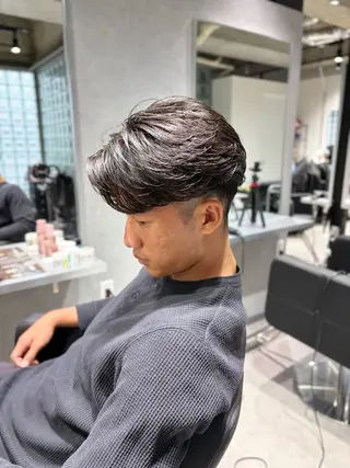 メンズ 曲がる縮毛矯正専門 /森隆之介のヘアスタイル