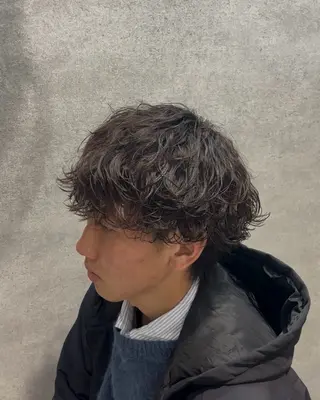 ショート パーマ メンズ トレンド🔥メンズ 特化⚡️網野裕希のヘアスタイル