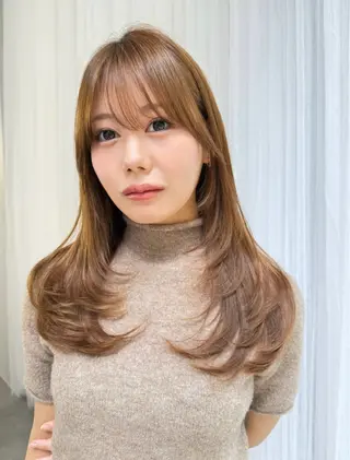 ロング カラー 💎レイヤー/韓国 💎石戸谷のヘアスタイル