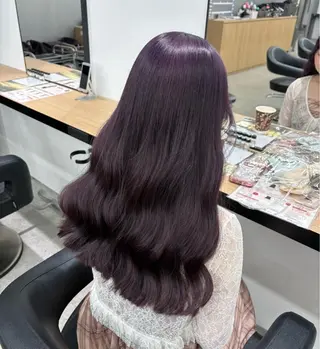 ロング miku/ラベンダー 透明感カラー🪻❤︎のヘアスタイル