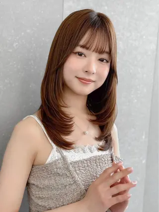 ミディアム 久米 春輝のヘアスタイル