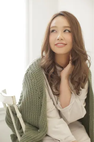 ロング カラー パーマ 【メンズカット】 澤下瑛一のヘアスタイル