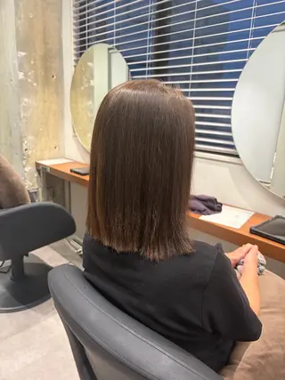 ミディアム ✨縮毛矯正✨小林 睦季のヘアスタイル