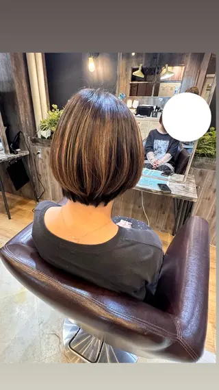 ショート 久保田 琉菜のヘアスタイル