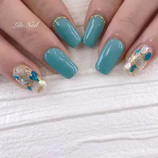 ネイル モチの良さ◉ フィルインネイル♡のネイルデザイン