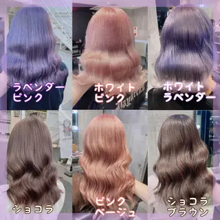 ロング カラー ヘアアレンジ メンズ キッズ ブリーチの髪様 MASATOのヘアスタイル