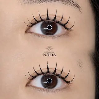マツエク・マツパ LASH&BROW NĀDAのマツエク・マツパデザイン