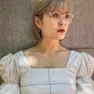 ミディアム 小濱 ありすのヘアスタイル