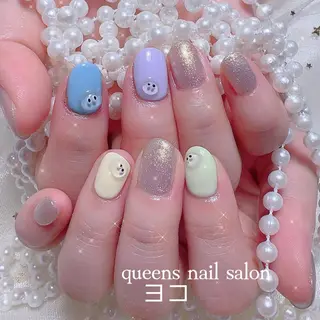 ネイル 🎀ゆうず 𝜗𝜚 ྀིのネイルデザイン