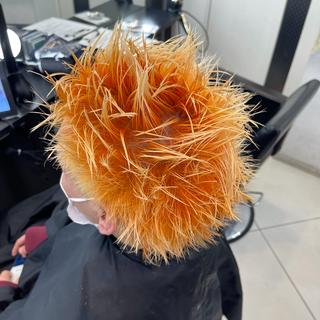 ショート カラー メンズ 草別 宗平のヘアスタイル