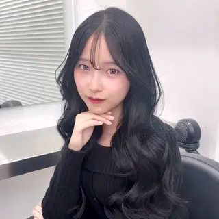 ロング カラー ヘアアレンジ 大人っぽ中韓レディ ヘア🤍MAOのヘアスタイル