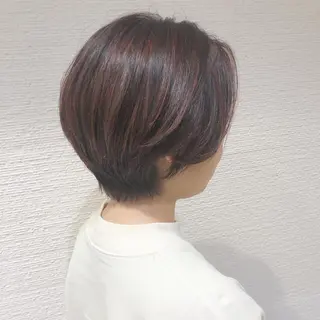 ショート カラー 似合わせカット/ レイヤーカット/新谷のヘアスタイル