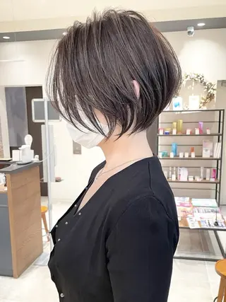 ショート 銀座/大人ショート /絶壁解消/若狭真央のヘアスタイル