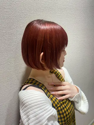 ショート カラー 似合わせレイヤー/ Wカラー🧸こころのヘアスタイル