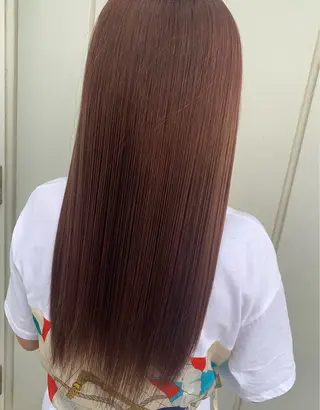 ロング カラー パーマ 女性専用 美容室A'imのヘアスタイル