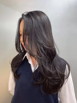 ロング いとう まいこのヘアスタイル